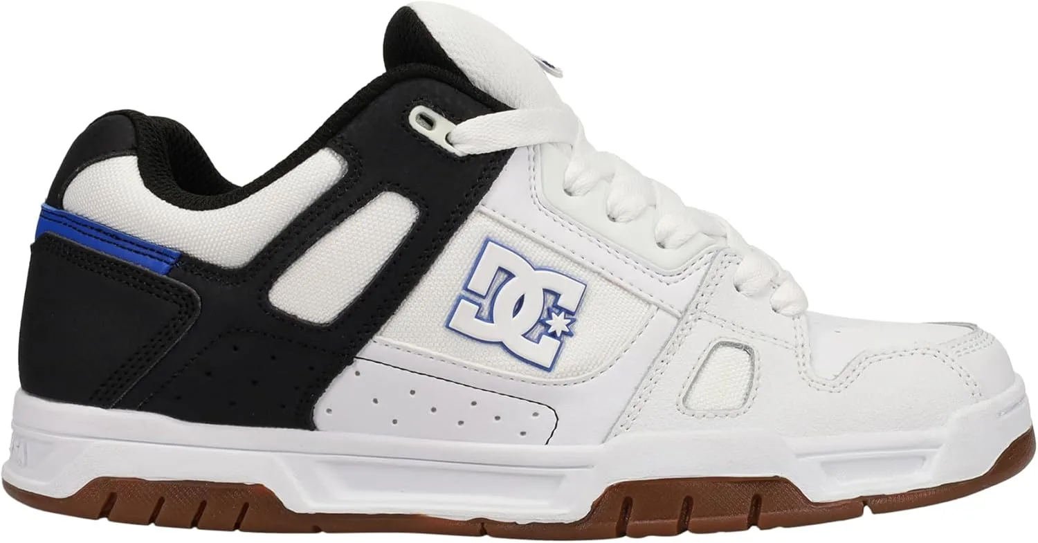 Мужские кроссовки DC Shoes Net Amazon Renewed, белый/черный/синий — фото 4