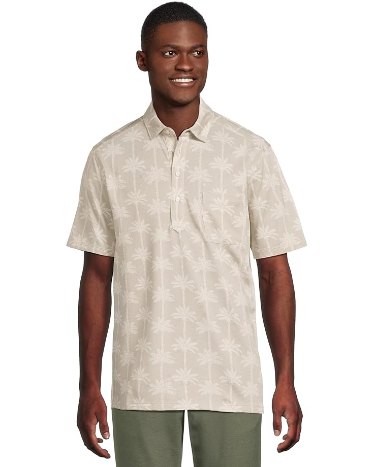 

Рубашка поло Tommy Bahama San Lucio Palm Lane Polo, цвет Chinchilla