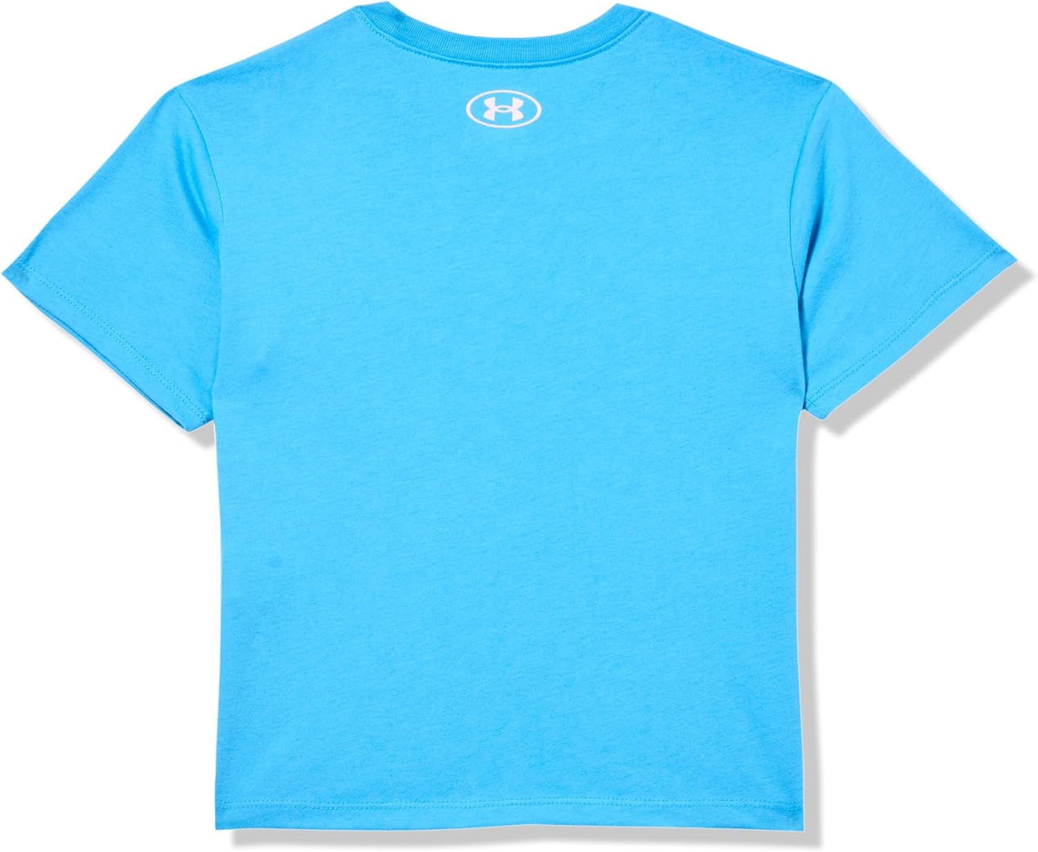 Under Armour Girls Crewneck, легкая и дышащая футболка для спорта, Ether Blue — фото 3