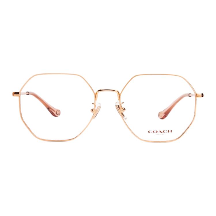 

Оправы для очков нестандартной формы из сплава унисекс розовое золото COACH