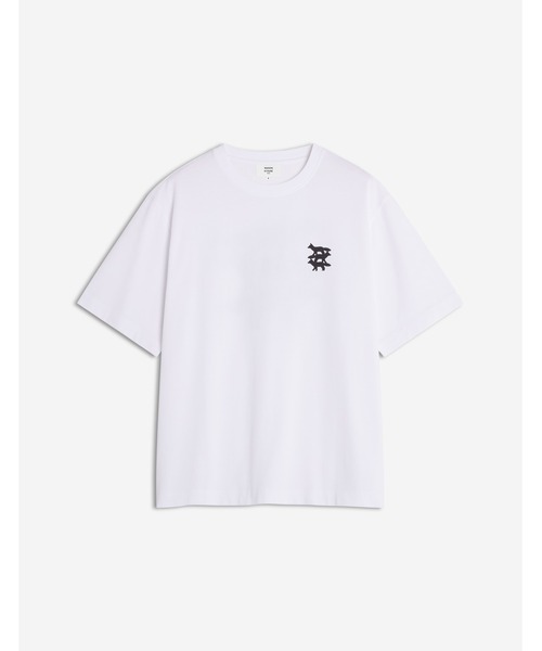 

Футболка, оверсайз, STUNT FOX Maison Kitsune, белый