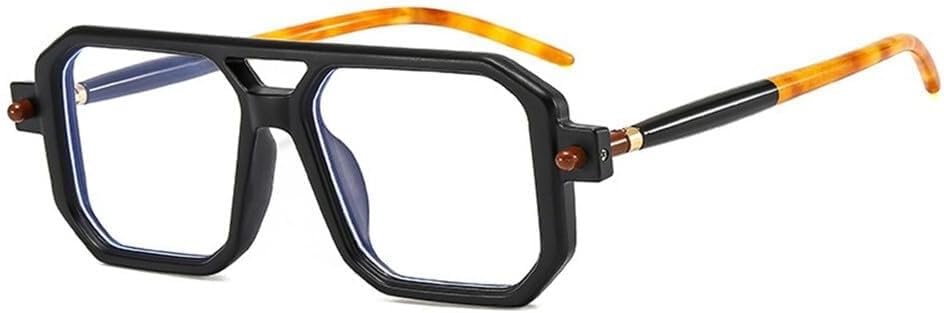 

Женские солнцезащитные очки с двойной перемычкой, прозрачные градиентные линзы, защита от УФ-излучения UV400. Мужские очки для занятий спортом на открытом воздухе, бега и езды LXLHWN, Black Clear