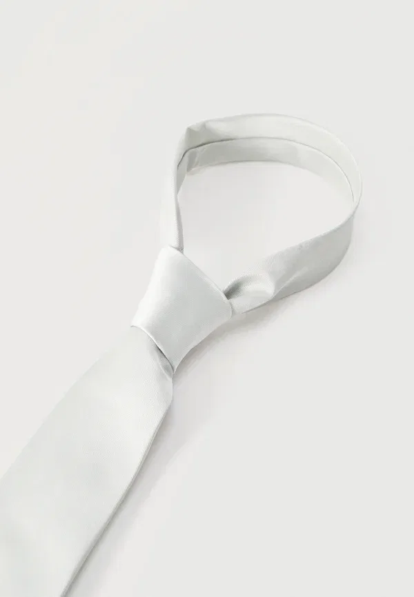 Галстук Calvin Klein Slidell solid tie, оливковый — фото 3
