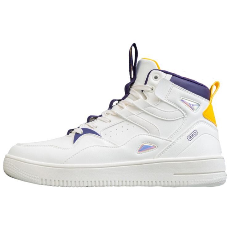 

Кроссовки XTEP Skateboarding Shoes Men High-top Beige/Purple, фиолетовый