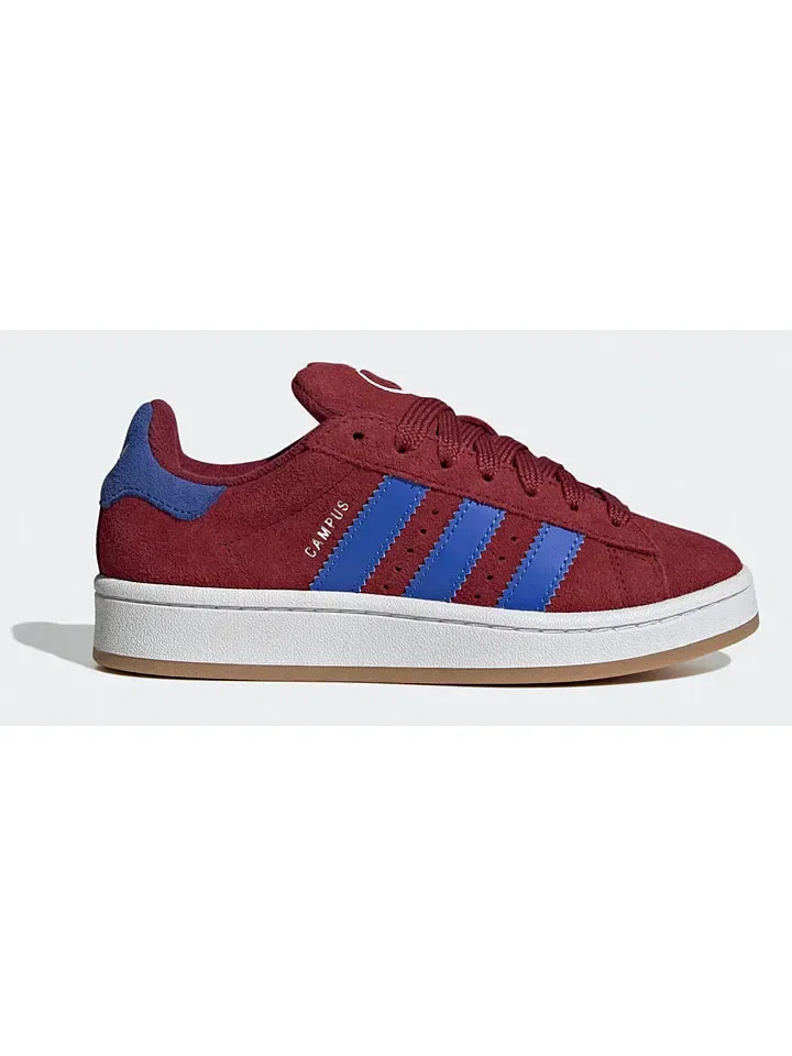 Кроссовки кожаные Adidas красный