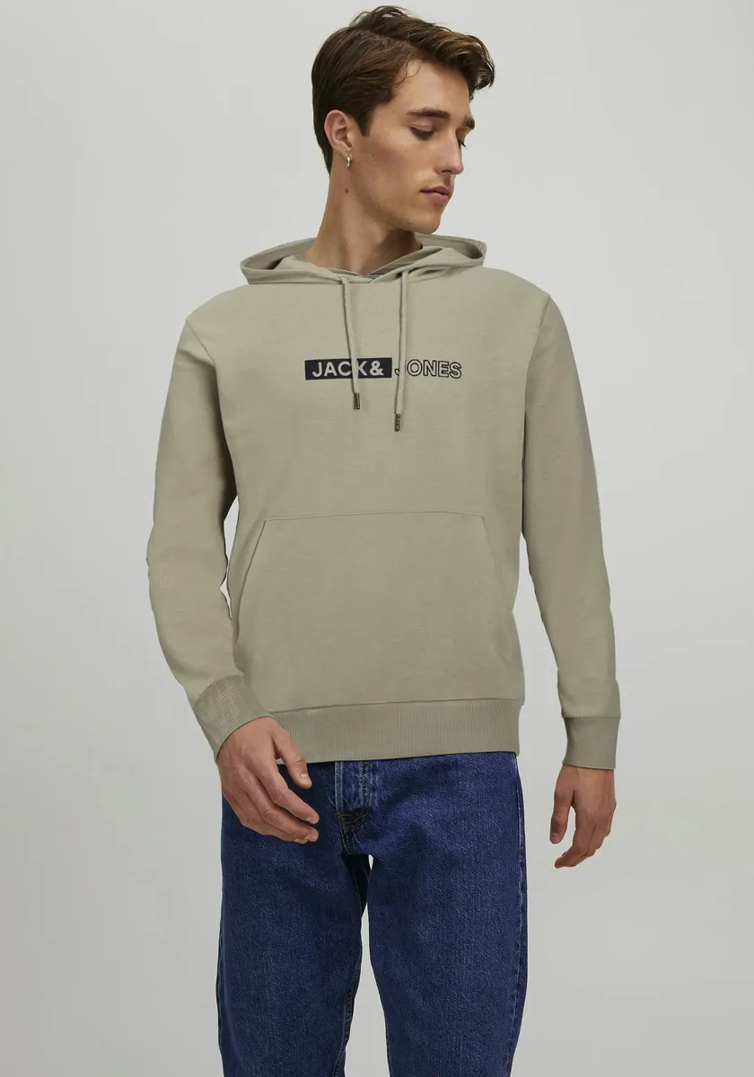 

Толстовка Jack & Jones с капюшоном "JJNEO SWEAT HOOD OTTO", цвет Crockery