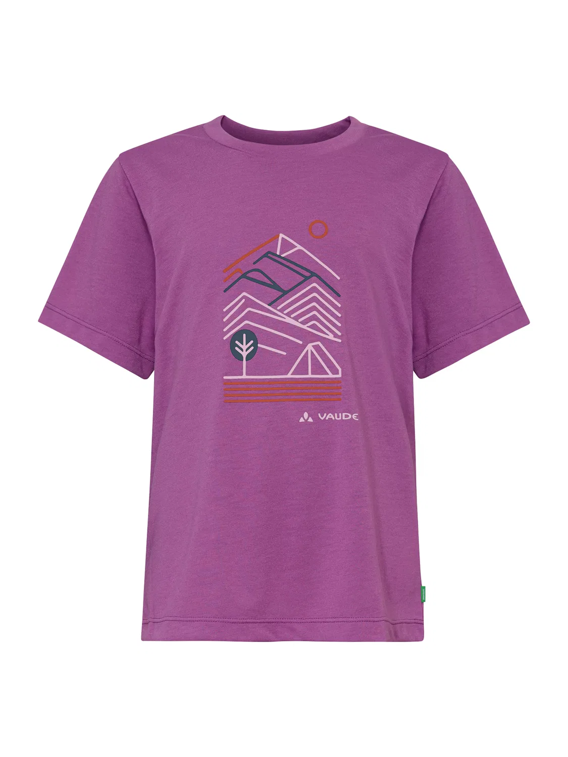 Футболка 'Rokua' Vaude, Mottled Purple