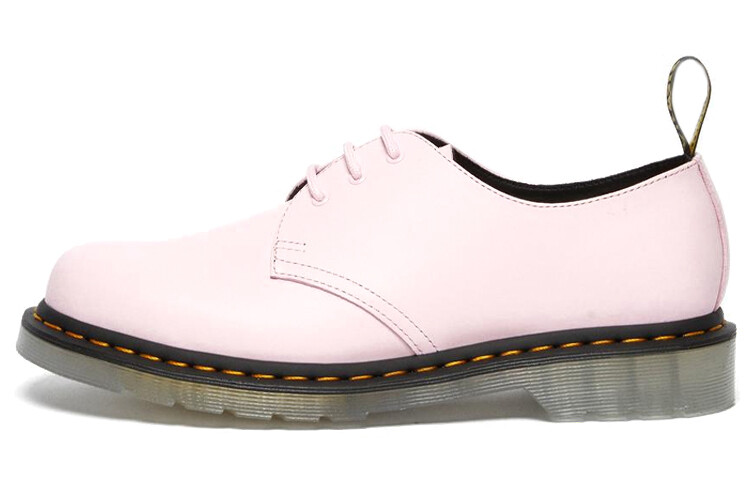1461 Женские повседневные туфли унисекс с низким верхом светло-розовые Dr.Martens