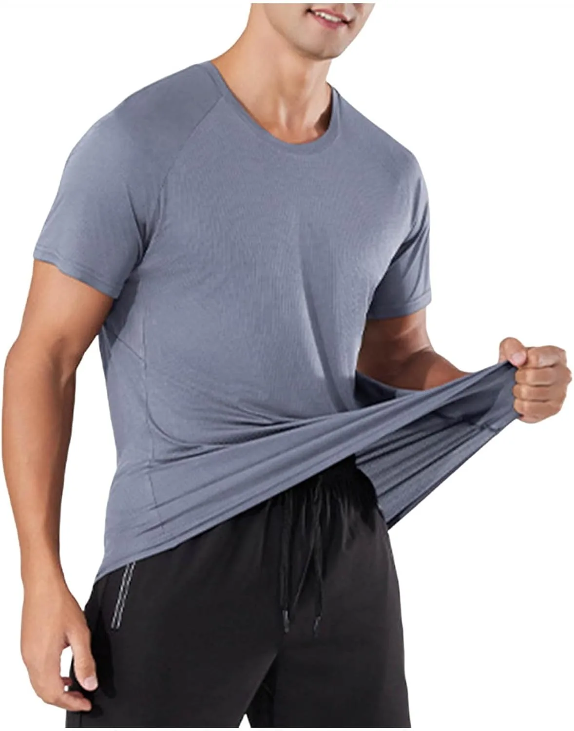 

Футболка Dademeo мужская с цветными вставками для фитнеса и бега