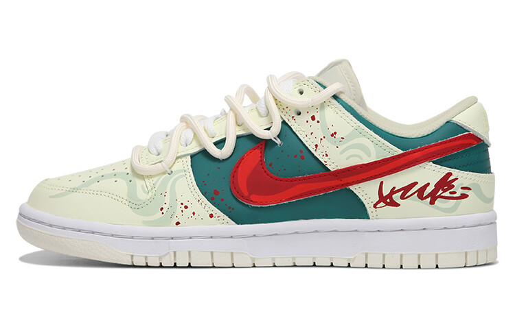 

Кроссовки Nike Dunk Skateboarding Shoes Men Low-top Yellow/green, светло-желтый