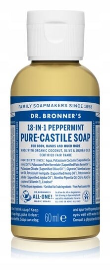 

Доктор Мыло универсальное жидкое Bronner's Мята 60мл, Dr. Bronner's