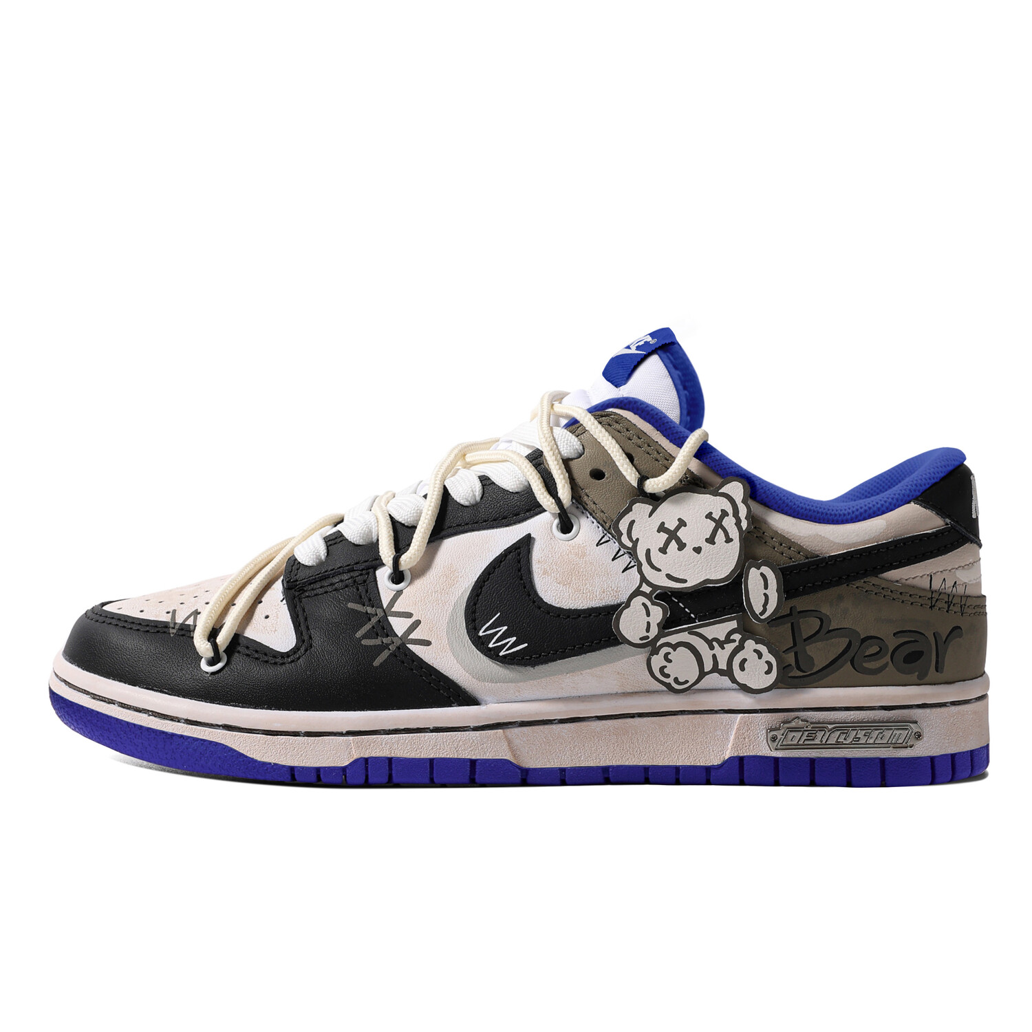 

Кроссовки Nike Dunk Skateboarding Shoes Women's Low-top Black/Brown, черный/коричневый