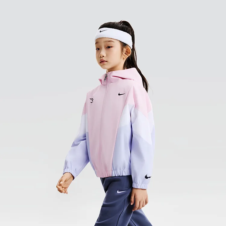 Детская куртка с капюшоном Nike, Cherry Blossom Pink — фото 4