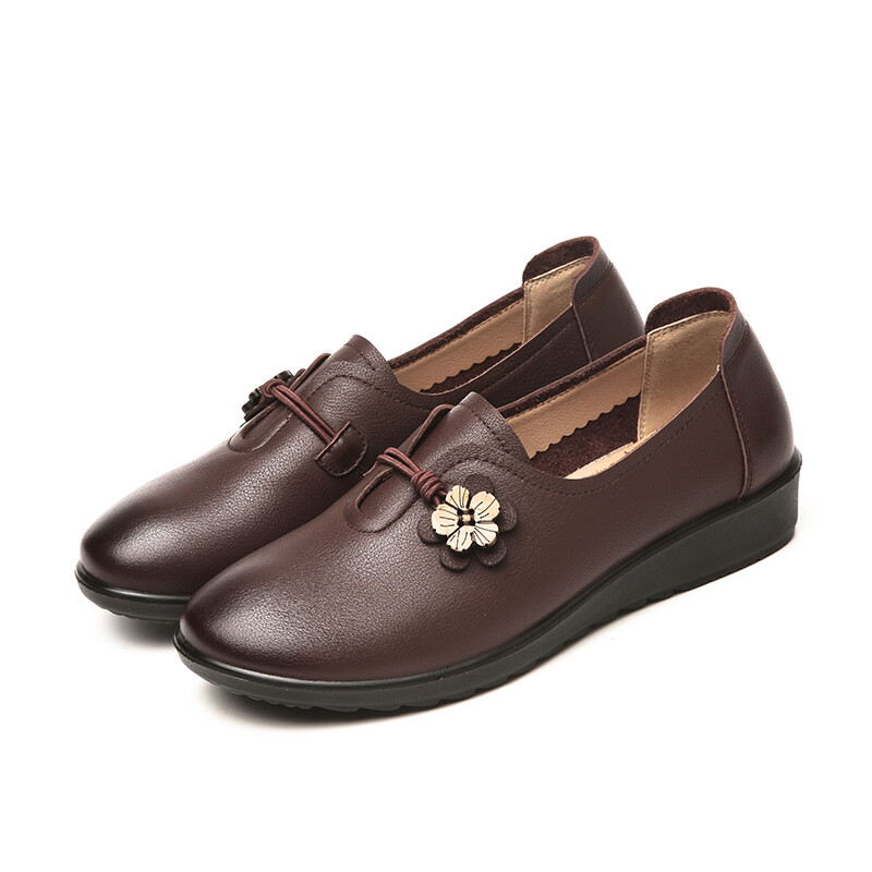 Туфли женские повседневные Women's Casual Shoes Women's Low-Top Cigna, коричневый — фото 4