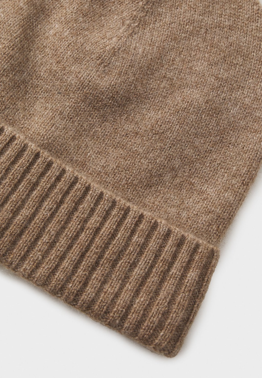 

Шапка SADARIA BEANIE Samsøe Samsøe, светло-коричневый
