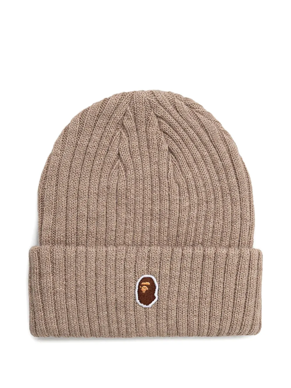 

Шапка бини Ape Head в рубчик A BATHING APE, нейтральный