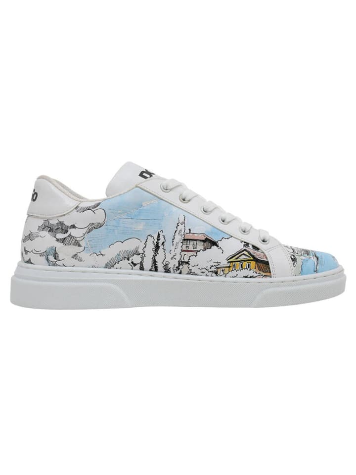 Кроссовки на шнуровке Dogo Ace Sneakers - Lago di Como, белый — фото 3