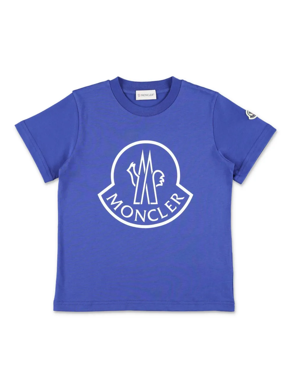 

Футболка с логотипом Moncler Enfant, синий