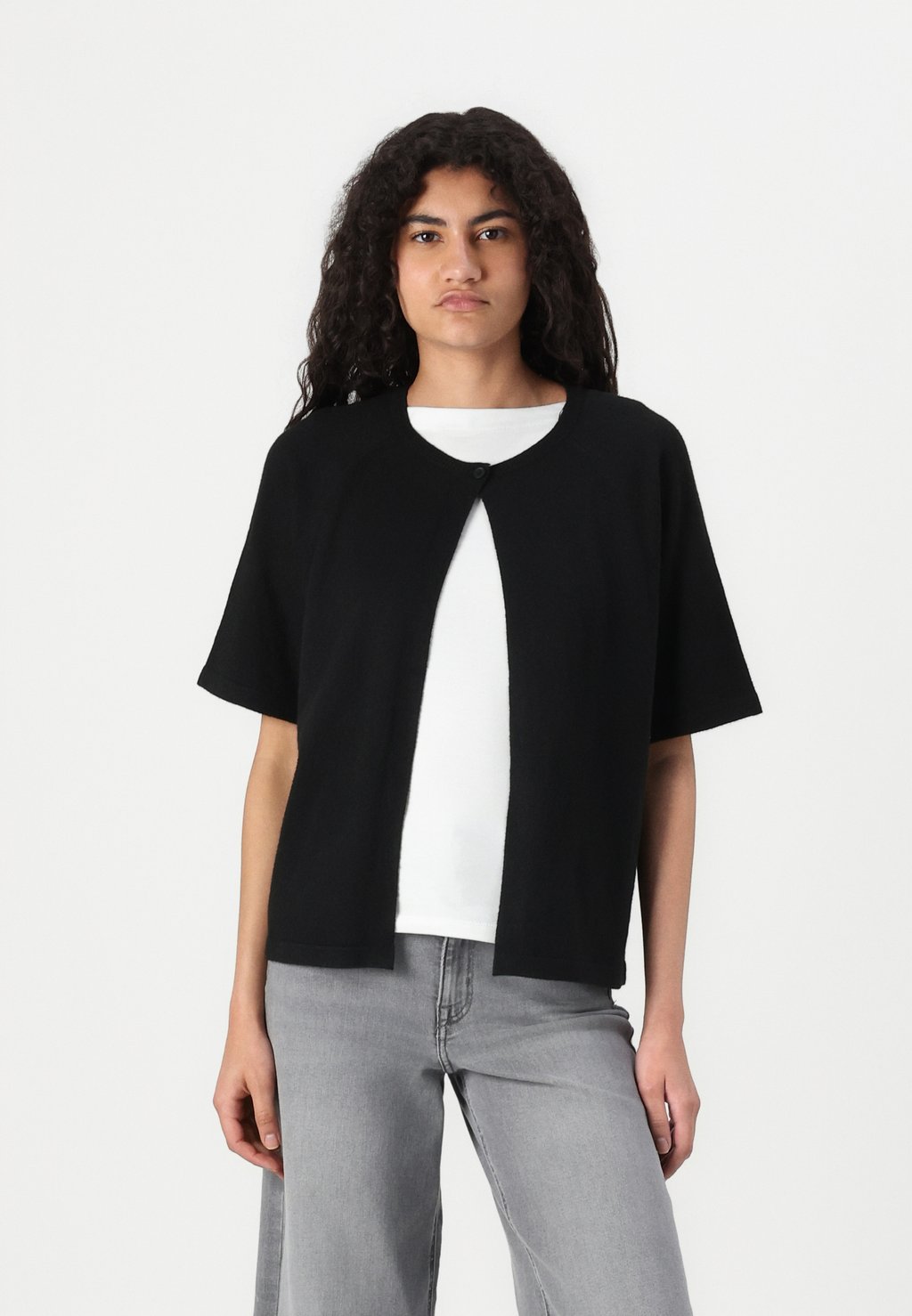 

Кардиган PCBREE SS O-NECK NOOS BC Pieces, черный