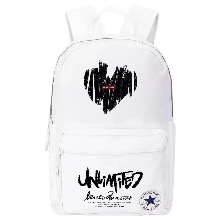 

Converse Полиэстеровый рюкзак обычный унисекс белый, Heart