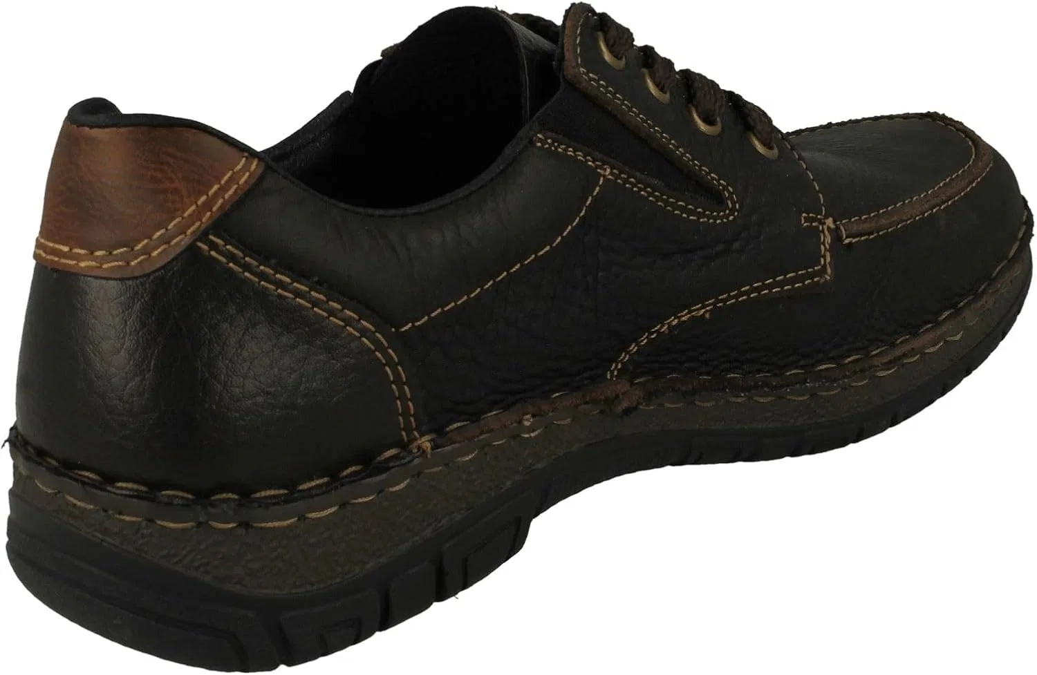 Мужские водостойкие кроссовки Rieker 05100 на шнуровке, Brown — фото 3