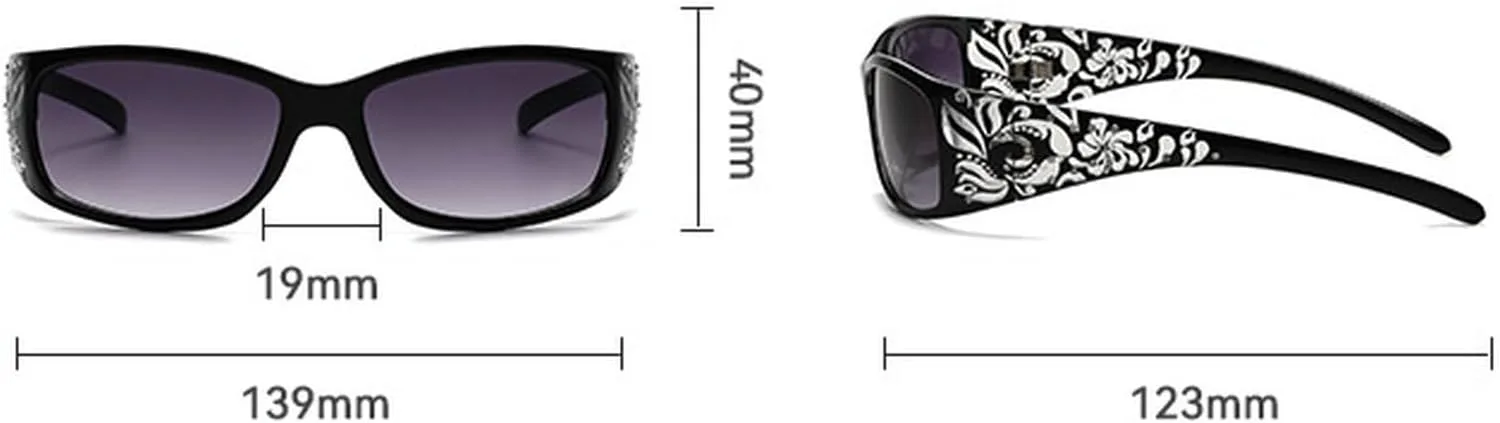 

Модные женские солнцезащитные очки в стиле ретро с рельефным рисунком и стразами, модель Y2K, элегантные, для летнего отдыха и пляжа, размер N48 mincl, Red