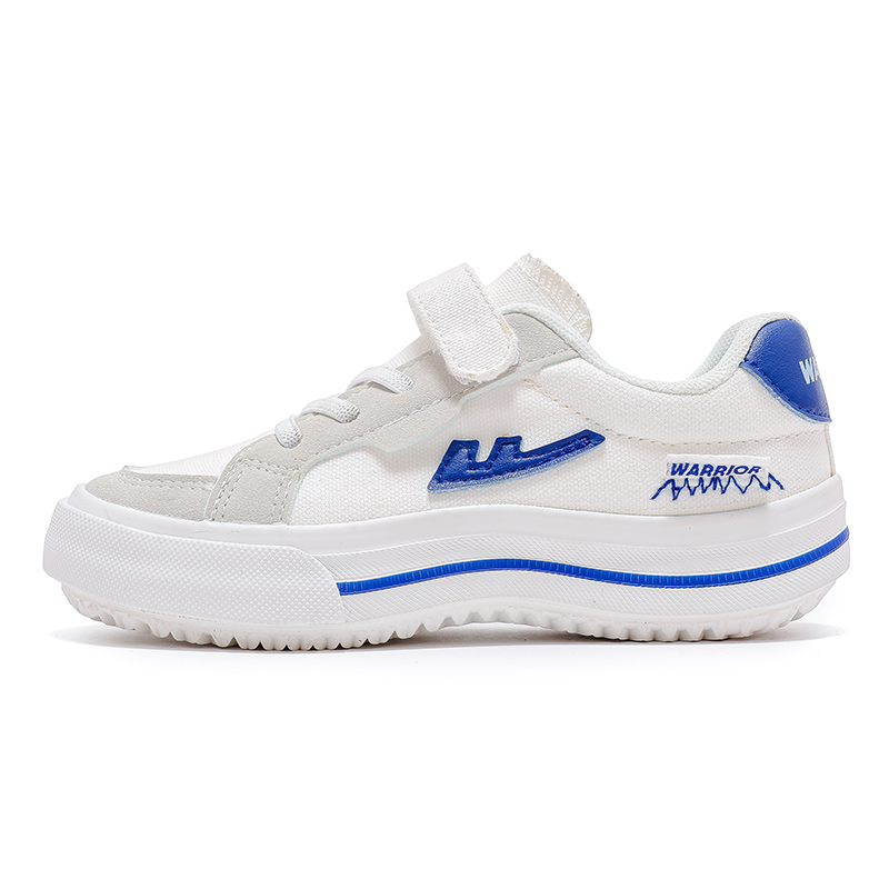 

Детские кеды Kids WARRIOR, белый/синий