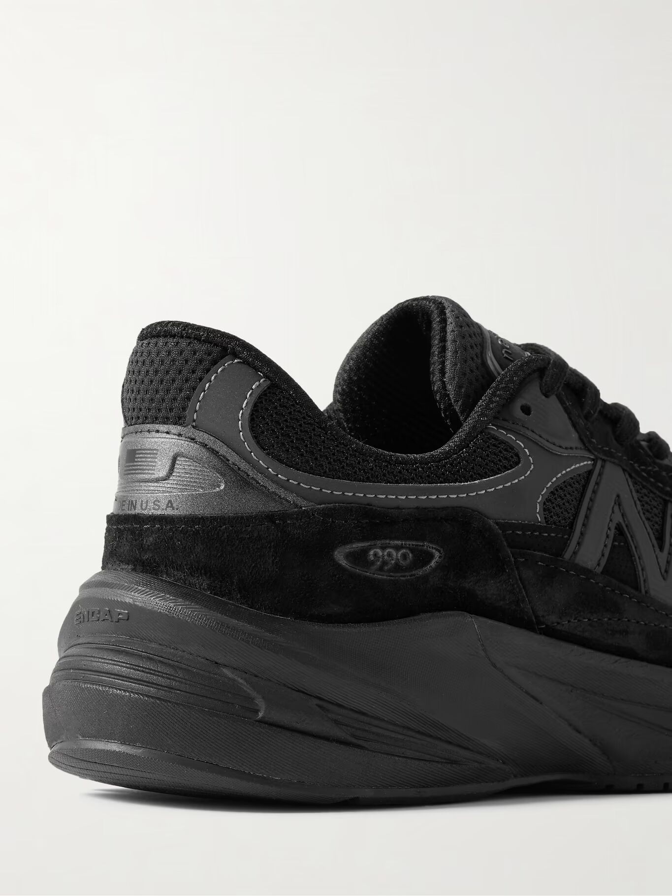 

Кроссовки 990 V6 из замши и сетки с кожаной отделкой NEW BALANCE, черный