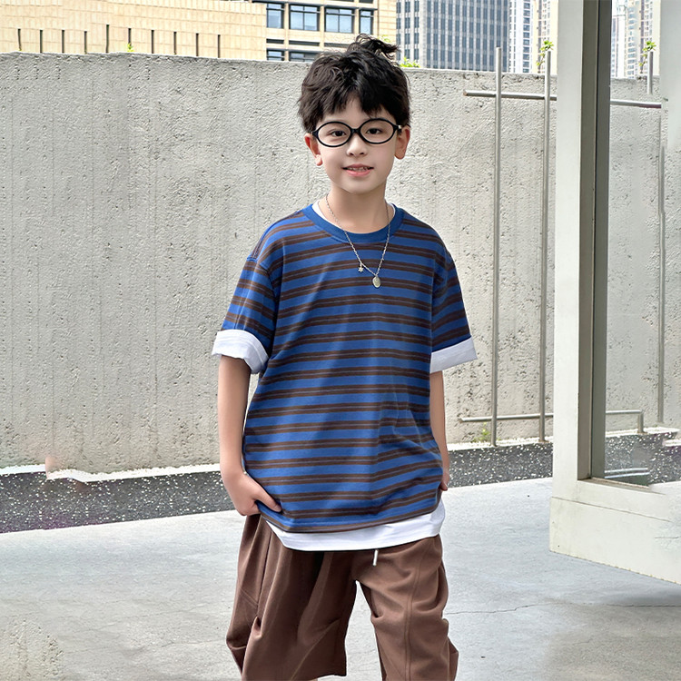 Повседневная спортивная одежда для детей 3-7 лет PROTECTCAMEL, stripes clothing sets — фото 2