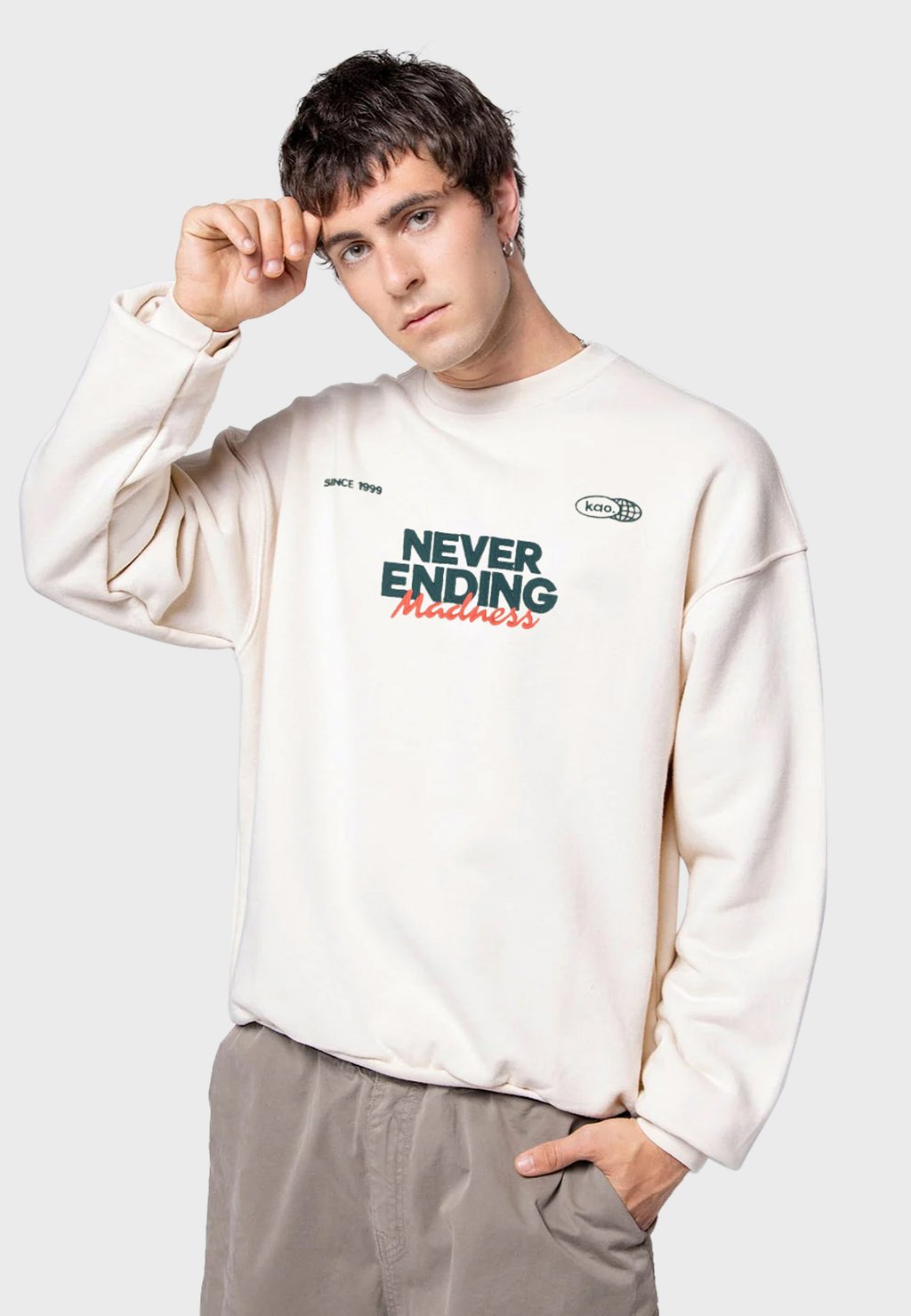 

Толстовка NEVER ENDING UNISEX Kaotiko, бежевый
