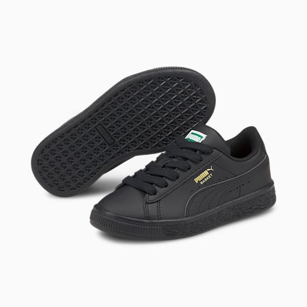 Кроссовки для маленьких детей Basket Classic Xxi Puma, черный — фото 2