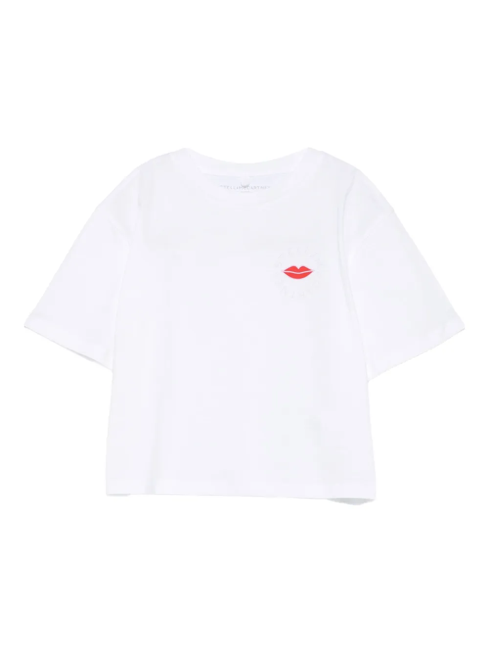 

Топ с принтом Stella McCartney Kids, белый