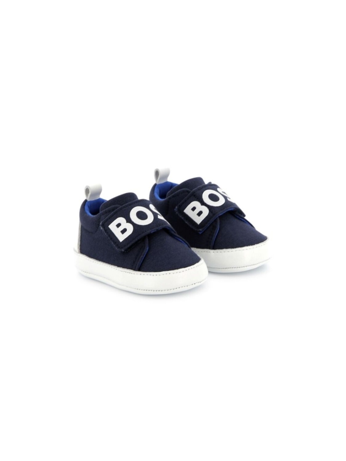 

BOSS Kidswear слиперы с логотипом, синий