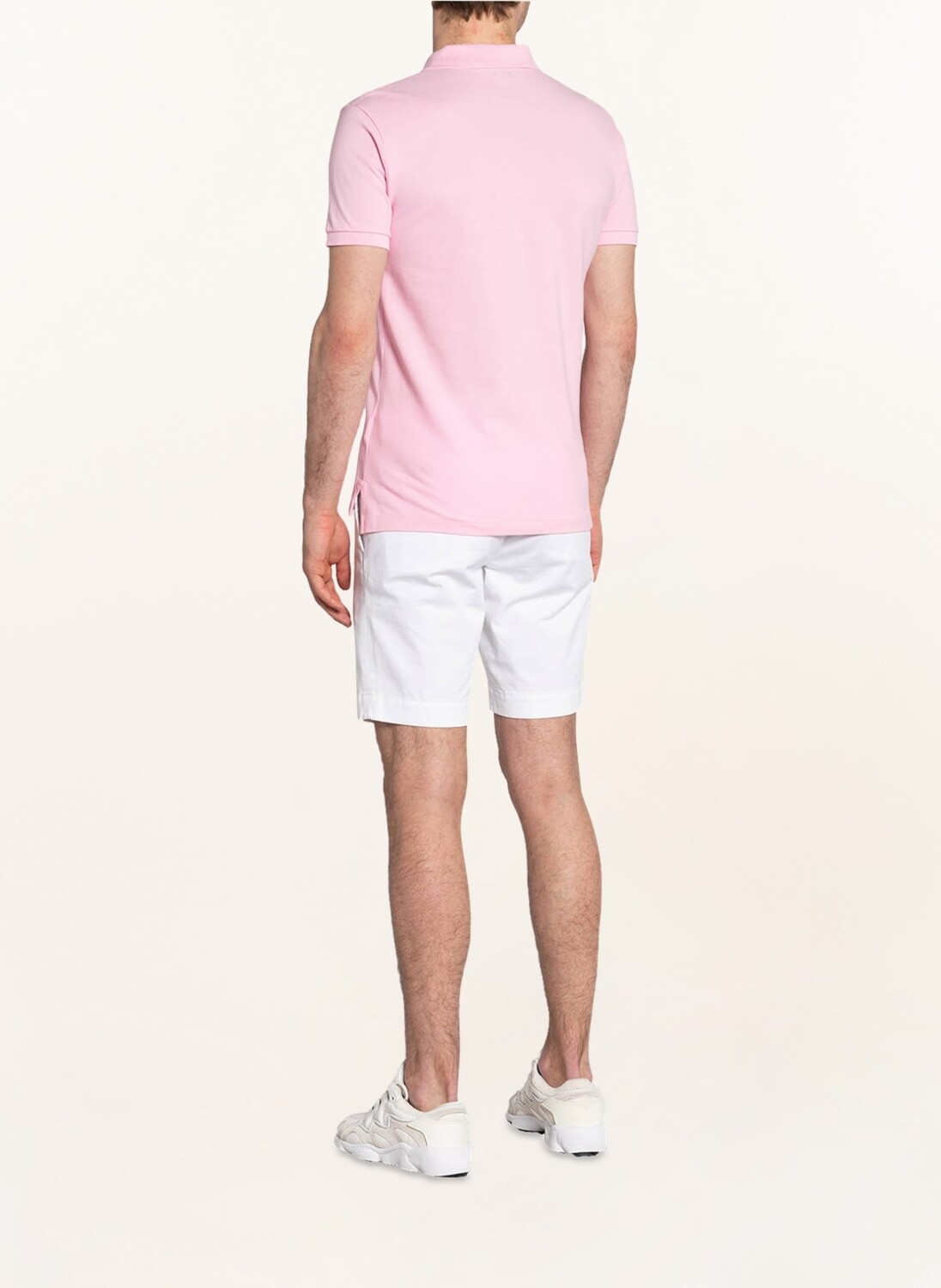 Рубашка поло POLO RALPH LAUREN Piqué Slim Fit, роза — фото 3