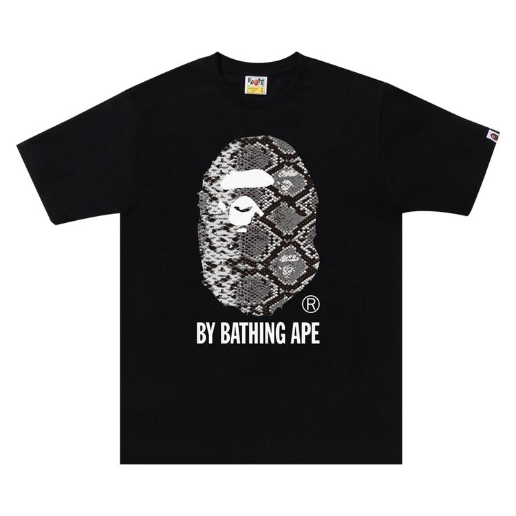 

Футболка BAPE Snake By Bathing Ape Tee, черный