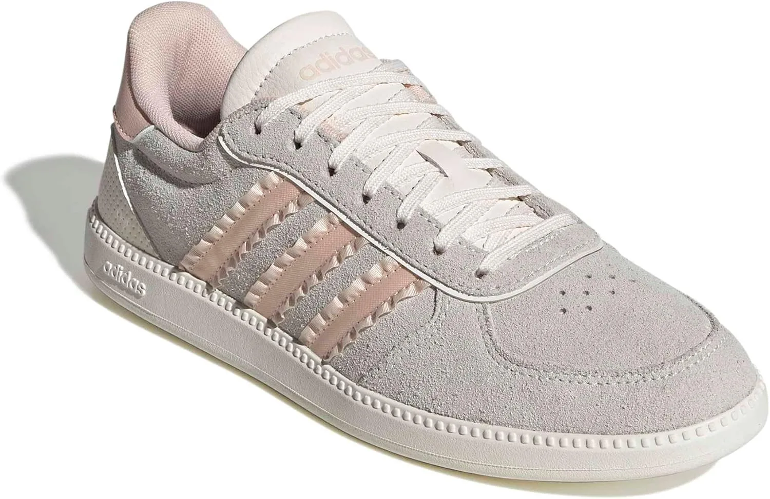 Унисекс кроссовки Adidas Breaknet Sleek, белый/розовый/кремовый — фото 3