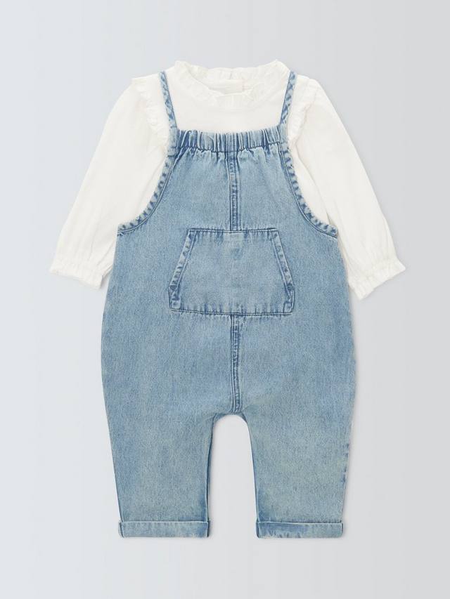

Детский комплект джинсовых комбинезонов John Lewis, Blue
