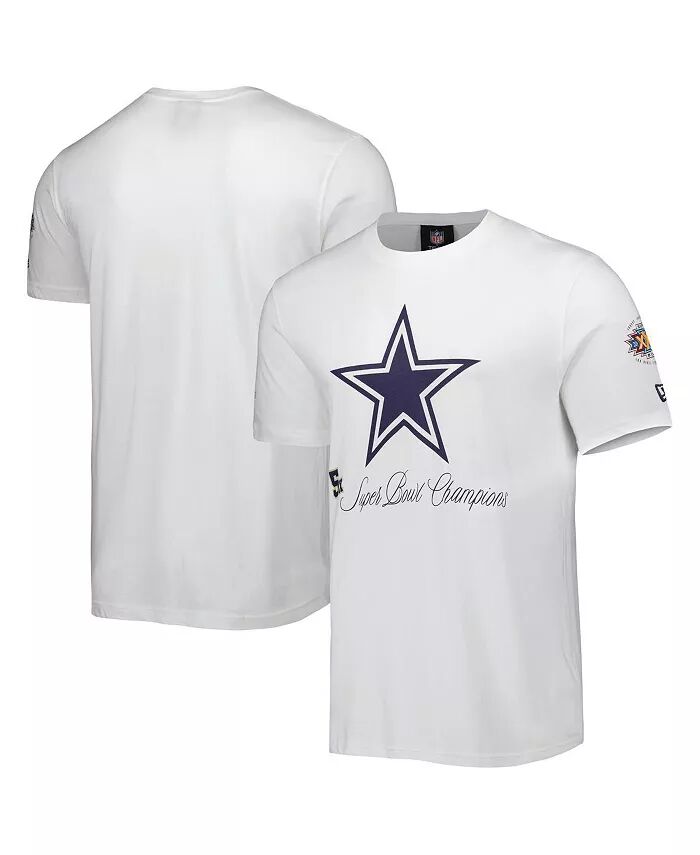 

Мужская белая футболка Dallas Cowboys 5x Super Bowl Champions New Era