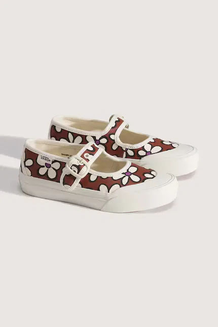 Кеды детские Mary Jane Vans, оранжевый — фото 2