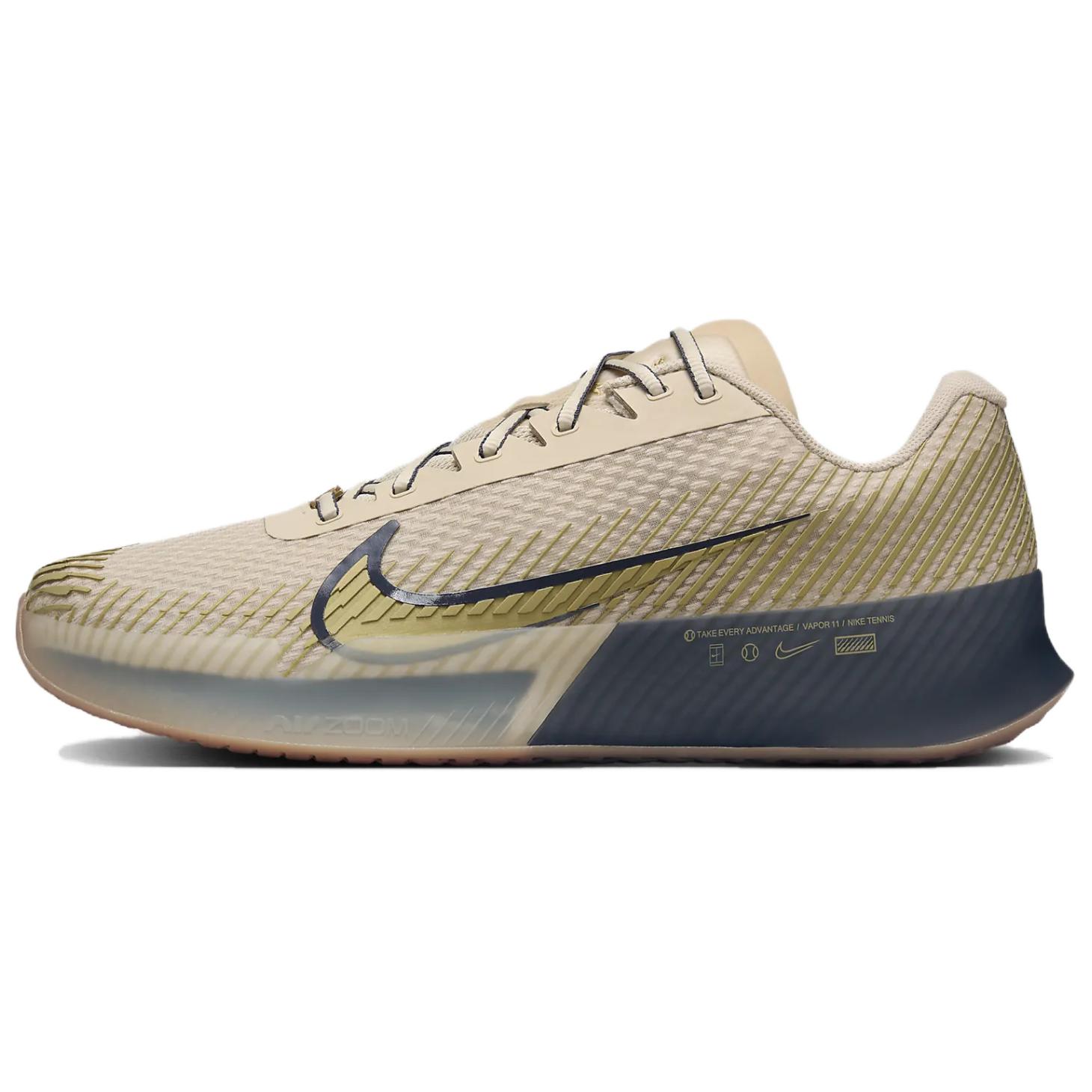 

Court Vapor 11 Hc Premium Sanddrift Thunder Blue Gum Medium Brown Metallic Gold Nike, коричневыйy Flow/Thunder синий/Rubberкоричневый/золотой
