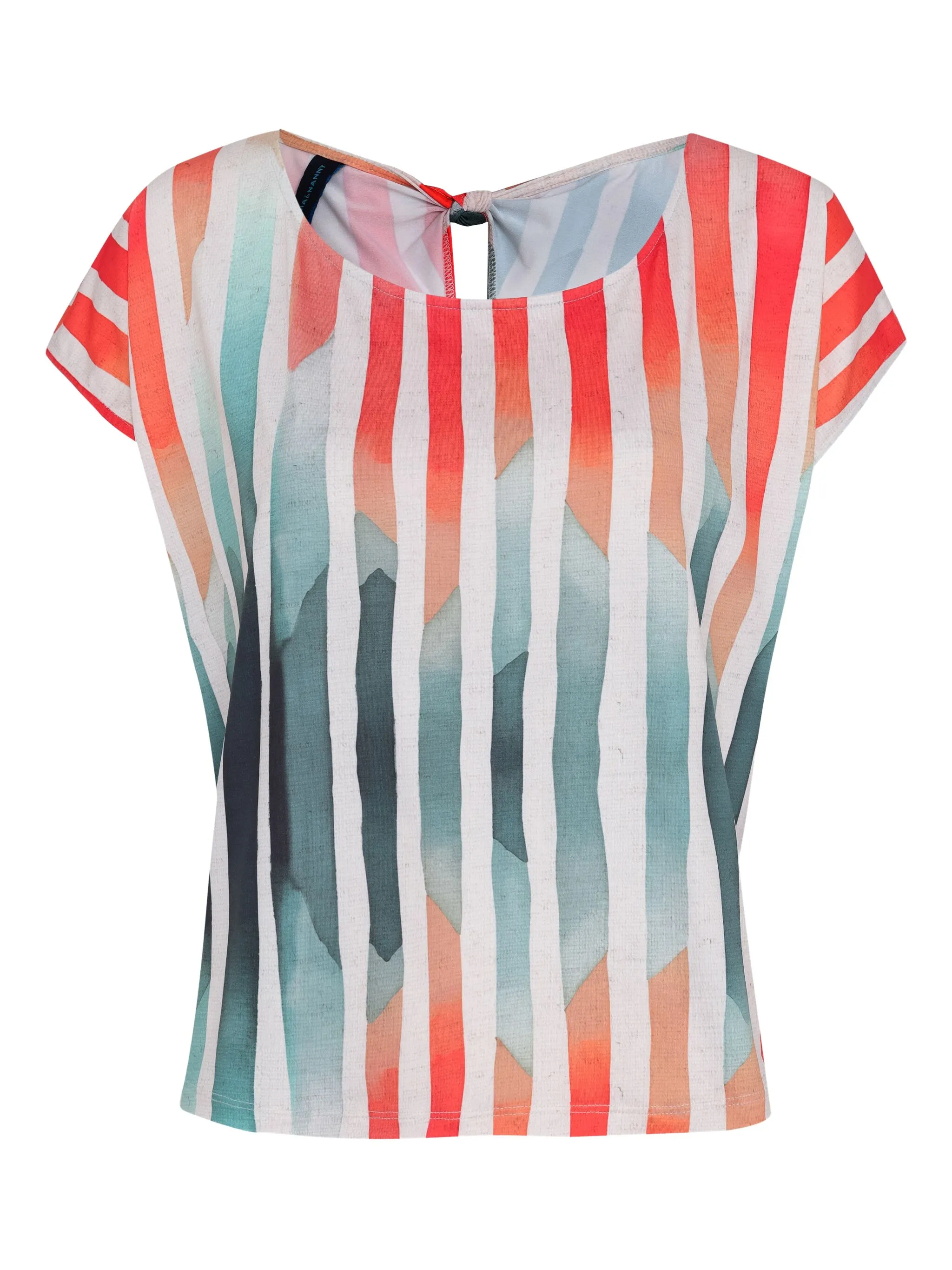 

Полосатый топ с завязками Lygia & Nanny, синий