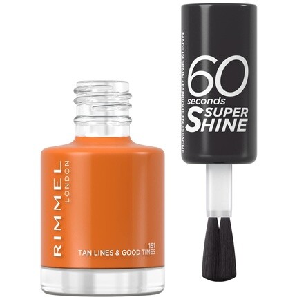 Лак для ногтей 60 Seconds Super Shine Tan Lines & Good Times 8 мл Rimmel — фото 2