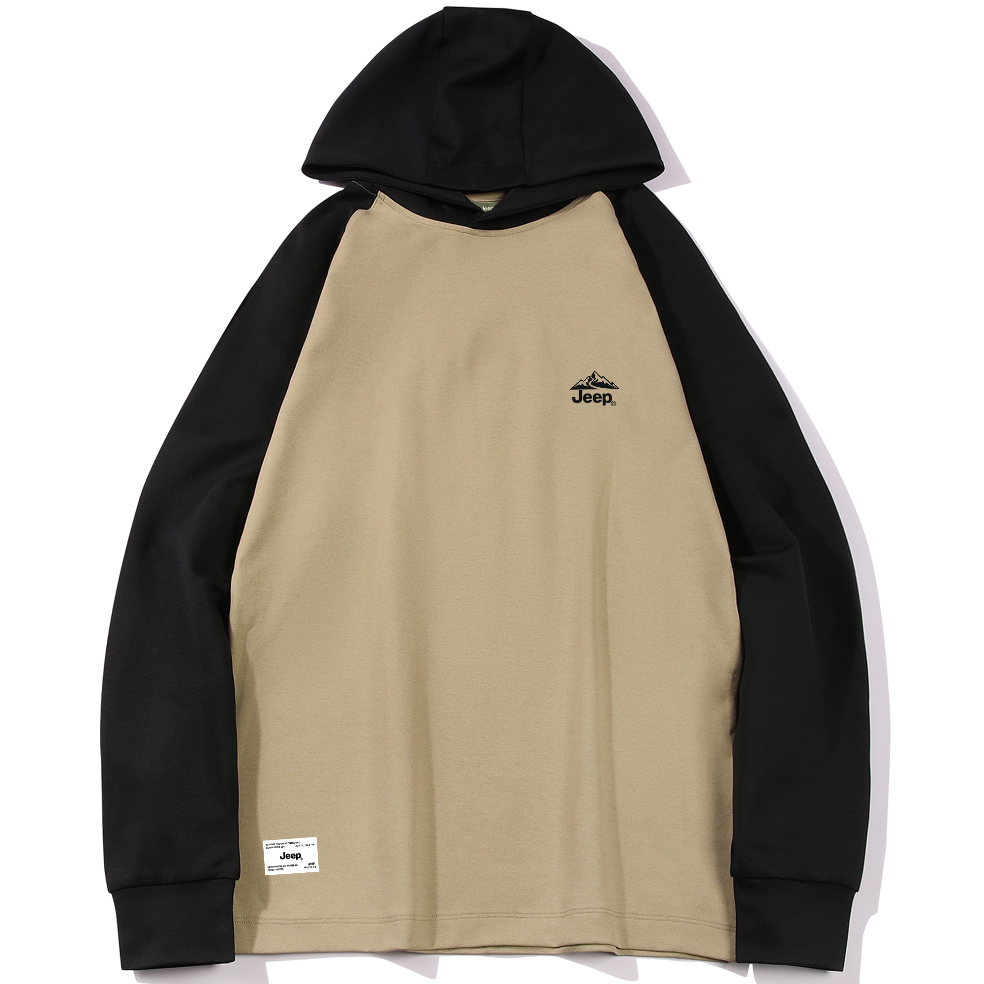 

Футболка Unisex Hooded Moderate Straight Fit Jeep, хаки зеленый