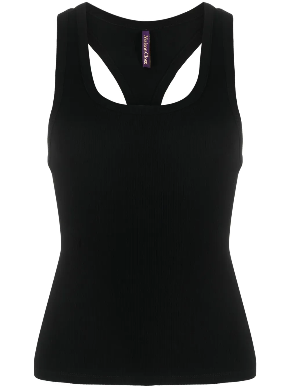 

Худи из смесового органического хлопка с логотипом Maison Close, черный