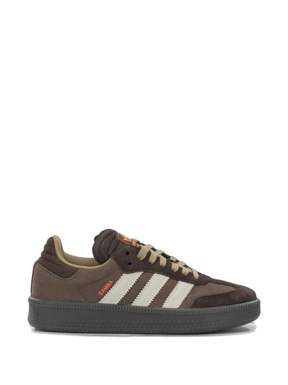 Кроссовки Samba XLG из замши adidas, коричневый