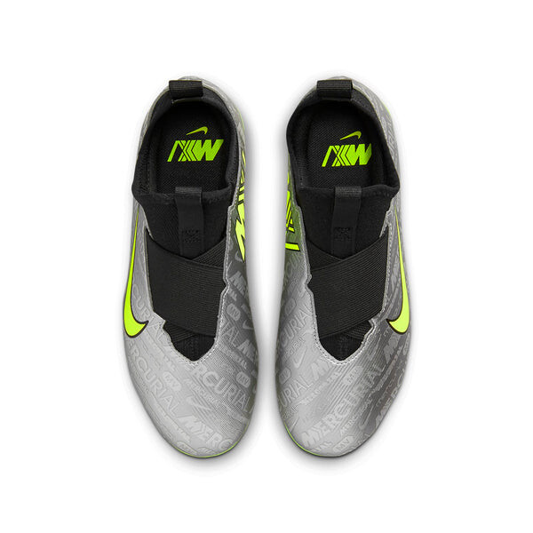 Кроссовки zoom mercurial vapor 15 академия мг Nike, серебряный — фото 4