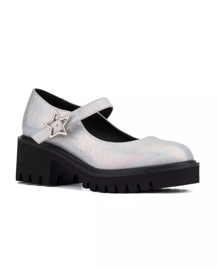 

Женские туфли North Node Maryjane Flats Olivia Miller, серебро