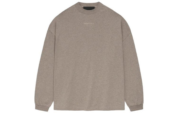 Футболка fw23 long sleeve tee 'core heather' Fear Of God Essentials, серый — фото 3