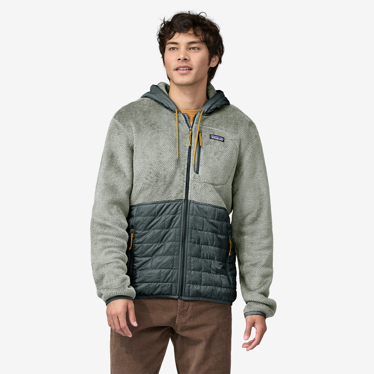 Мужская гибридная толстовка Re-Tool Patagonia, черный — фото 4