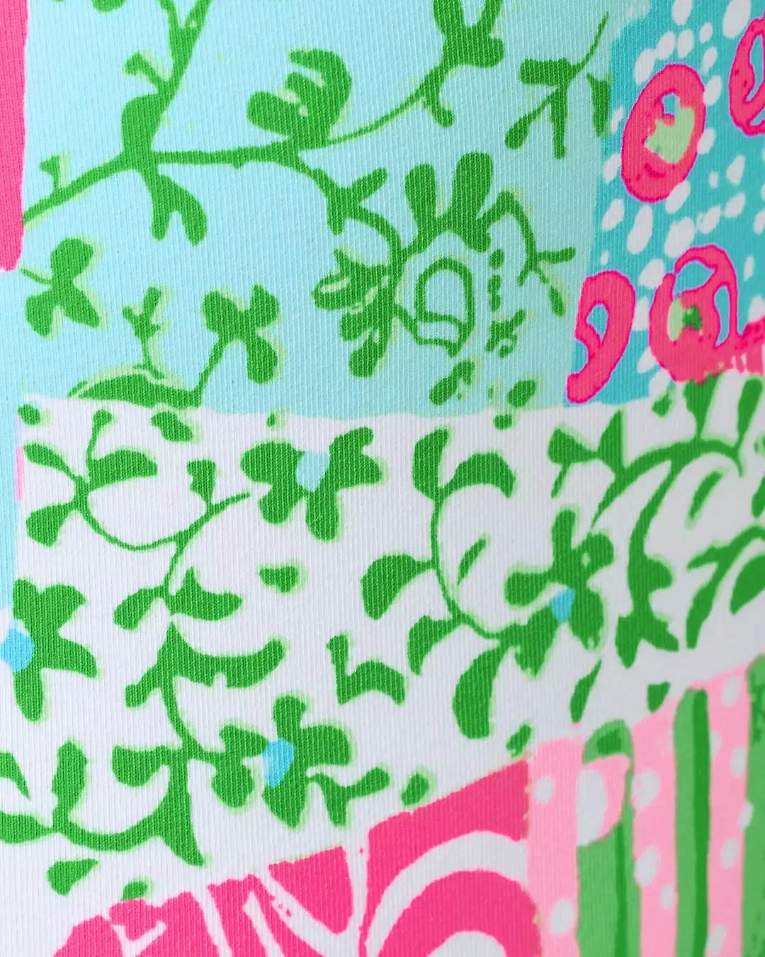 Рашгард для девочек Denning с защитой от ультрафиолета UPF 50+ Lilly Pulitzer, Cherry Blossom Pink Lil Chicken Check — фото 3